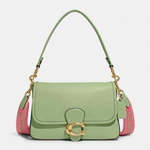 Soft Tabby Pistachio Shoulder Bag